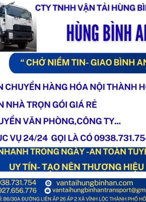 VẬN CHUYỂN SÀI GÒN- ĐỒNG NAI